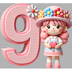 Cartoon letters-CL 645